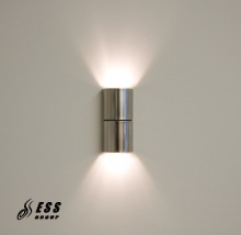 CARIITTI Светодиодный светильник SX II Led, нержавеющая сталь, IP67, 2x1 Вт/350 мА, тёплый свет, артикул 1545191