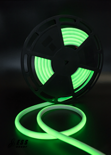 SMD Термолента светодиодная, 180 LED/м, 12 Вт/м, 24В , IP68, Цвет: Зеленый