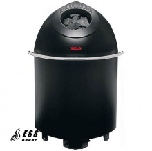HELO Электрическая печь напольной установки PIKKUTONTTU 66 DE 6,6 кВт, черный