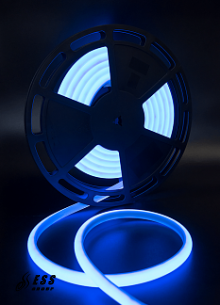 SMD Термолента светодиодная , 180 LED/м, 12 Вт/м, 24В , IP68, Цвет: Синий