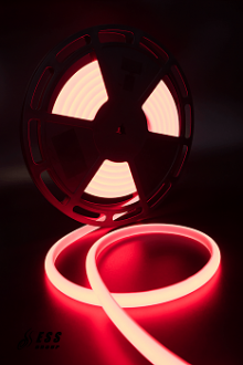 SMD Термолента светодиодная SMD 2835, 180 LED/м, 12 Вт/м, 24В , IP68, Цвет: Красный