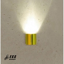 CARIITTI Светодиодный светильник SY Led, золото, IP67, 1 Вт/350 мА, тёплый свет, артикул 1545171