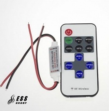 SMD Мини-диммер для одноцветной ленты, радио, 11 кнопок 